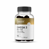 Omega 3 D3 + K2,  90 capsule moi, Ostrovit