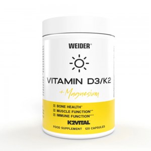 Vitamina D3/K2 + Magneziu – 120 capsule
